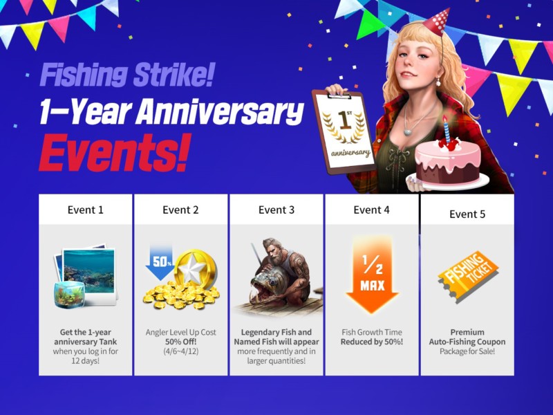 NETMARBLE Reels in First-Year Anniversary Plans for for FISHING STRIKE