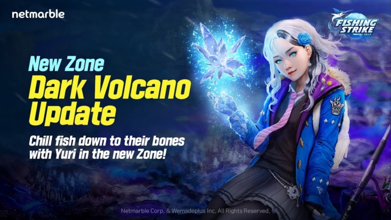 FISHING STRIKE New Dark Volcano Update Features All-New Legendary Angler, Fishing Sites, and Equipment