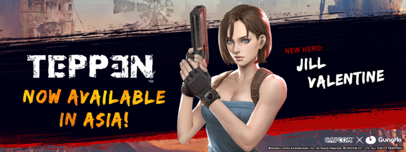TEPPEN Launches in Asia, Reveals New Hero Jill Valentine