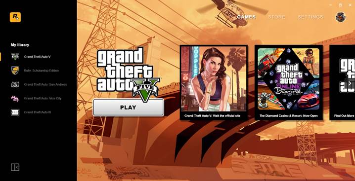 The Rockstar Games Launcher Now Out