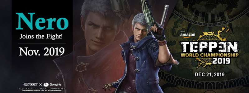Devil May Cry's Nero Joins TEPPEN, Playable in December World Championship
