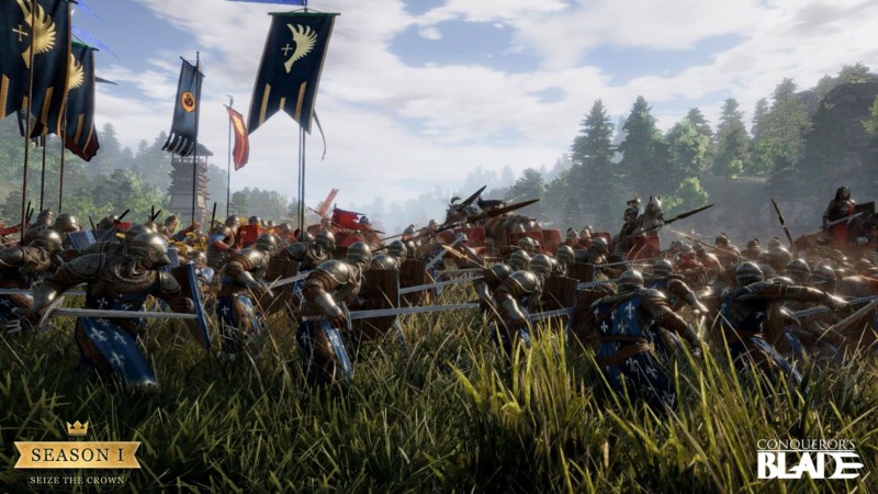 CONQUEROR’S BLADE Lets You Clash for Royal Rewards in Season 1: Seize the Crown
