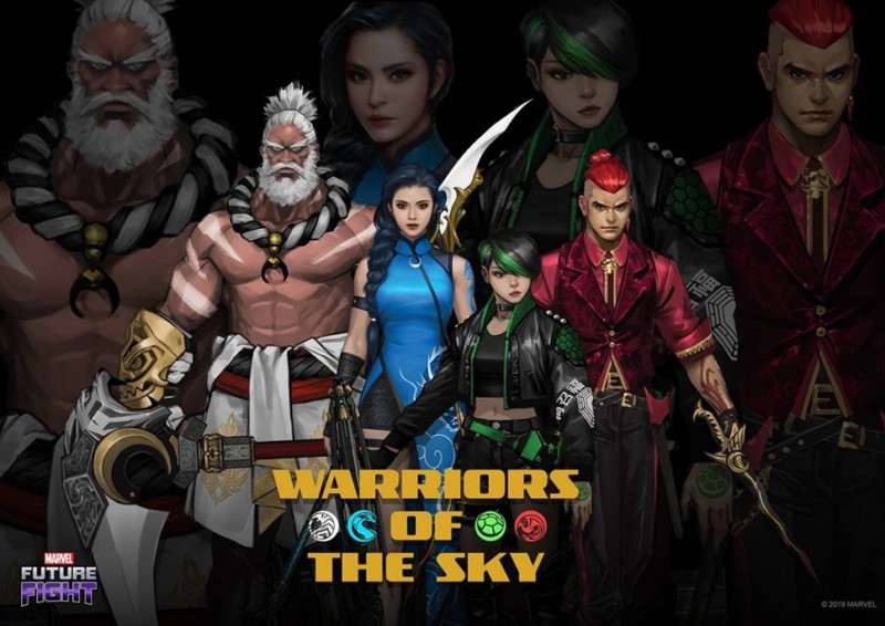 MARVEL Future Fight Reveals Exclusive All-New Original Marvel Super Hero Team WARRIORS OF THE SKY