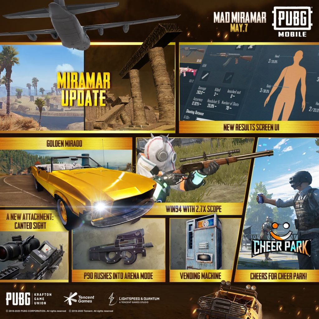PUBG MOBILE Miramar 2.0 Fries Up New Chicken Dinners