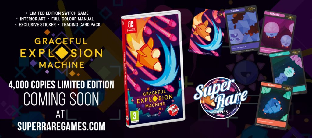 Graceful Explosion Machine Announces Physical Release for Nintendo Switch