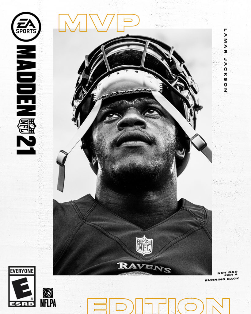 Madden NFL 21 Revealed with NFL MVP Lamar Jackson on the Cover