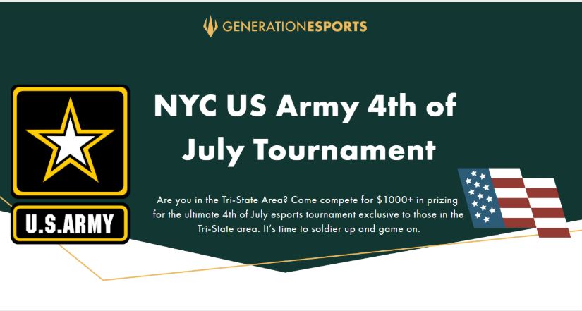 U.S. Army 4th of July eSports Tournament Begins July 3