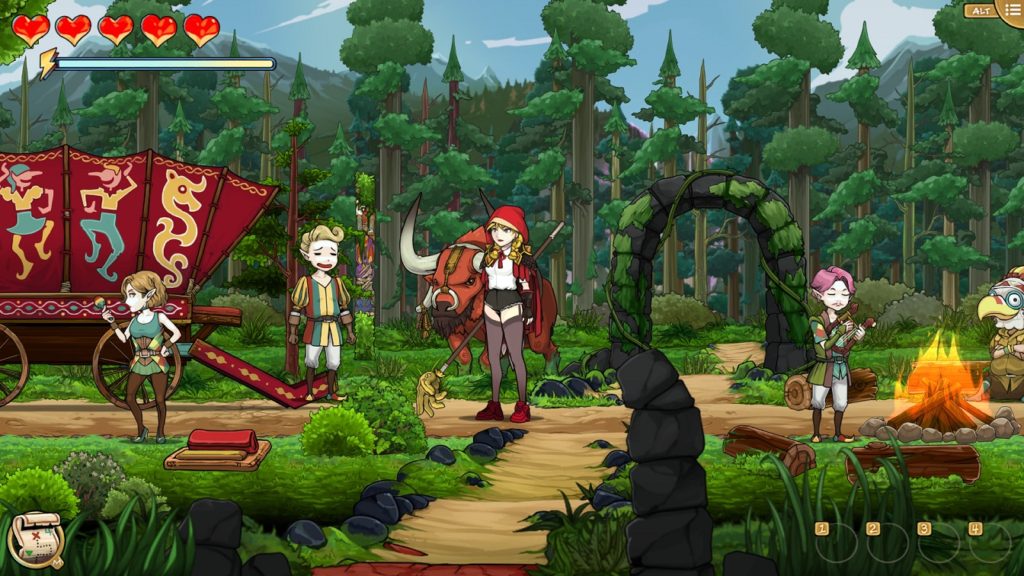 Scarlet Hood and the Wicked Wood Launching on Steam April 8
