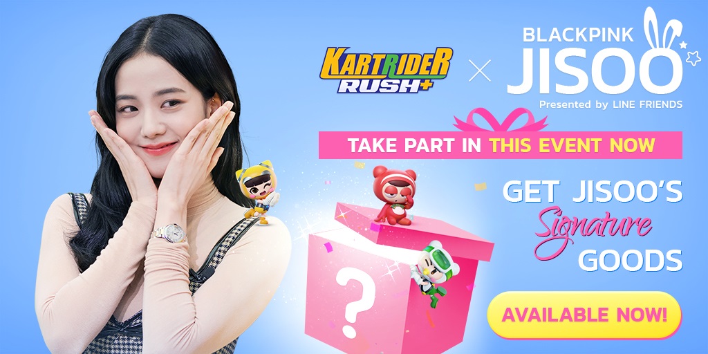 KartRider Rush+ Zooms in with LINE FRIENDS X BLACKPINK's Jisoo Collaboration Available Now