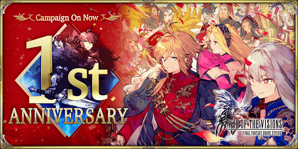 War of the Visions FINAL FANTASY BRAVE EXVIUS Celebrates 1st Anniversary with FINAL FANTASY X Collaboration